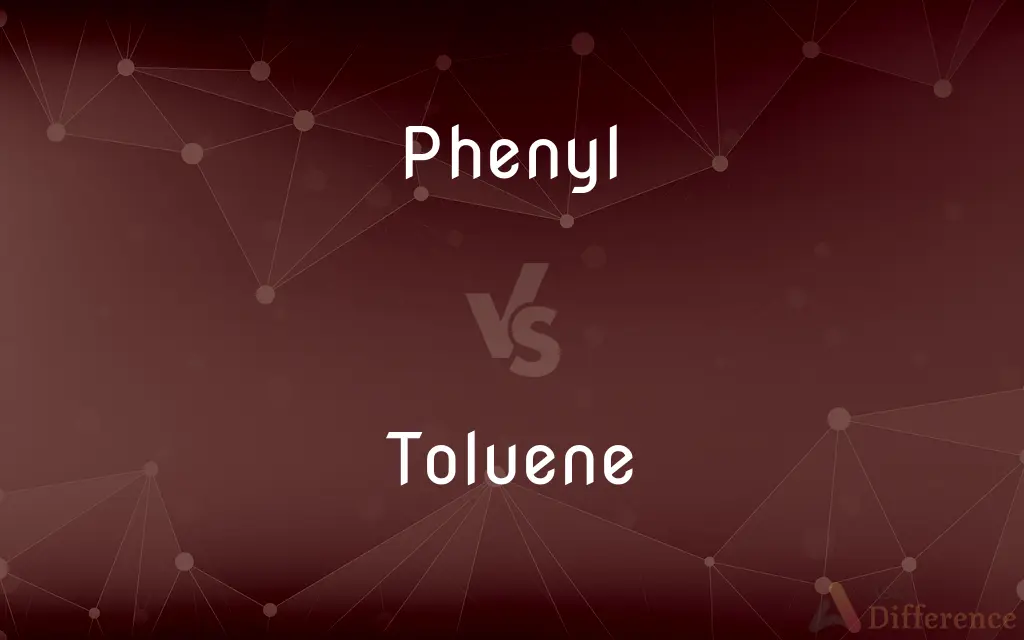 Phenyl vs. Toluene — What's the Difference?