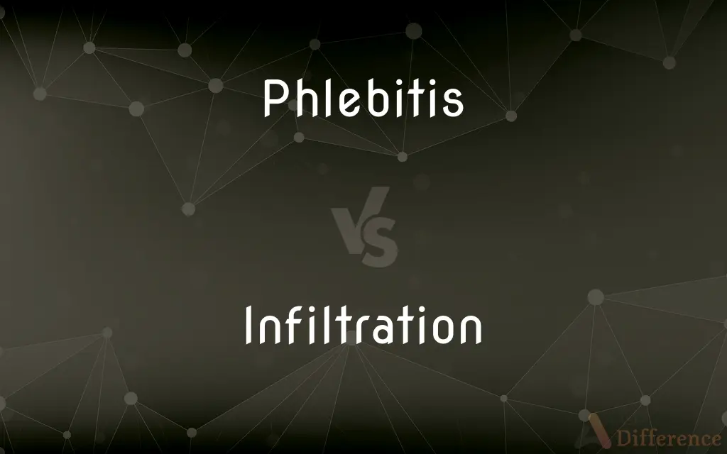 Phlebitis vs. Infiltration — What's the Difference?