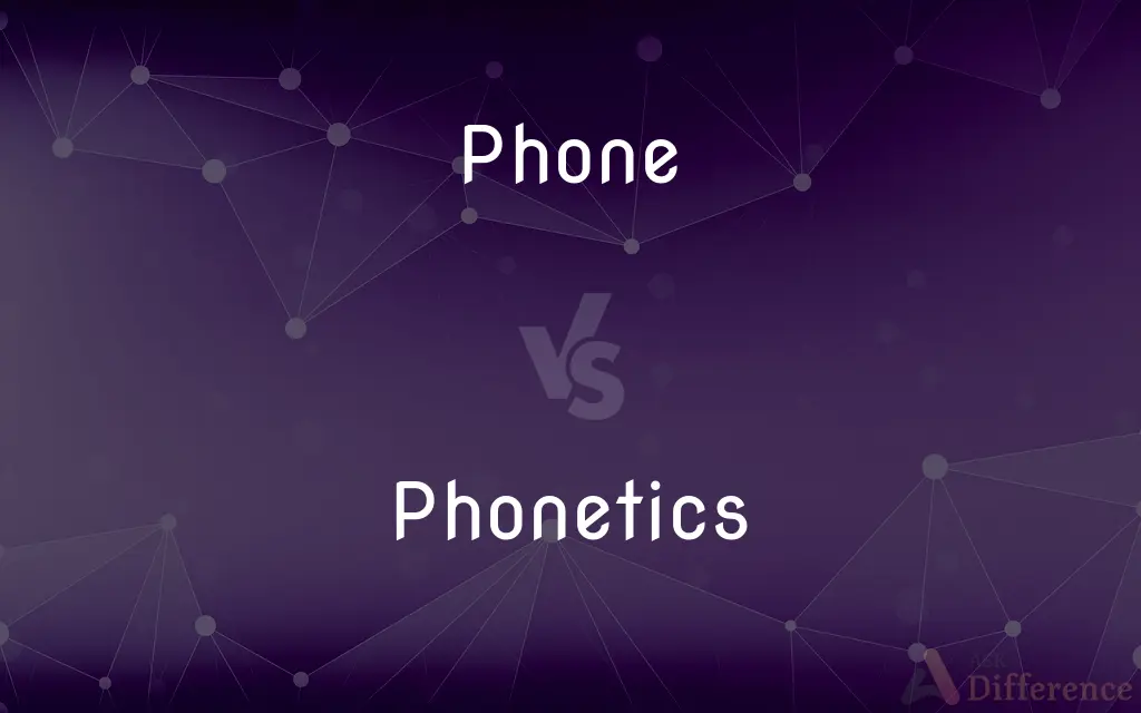 Phone vs. Phonetics — What's the Difference?