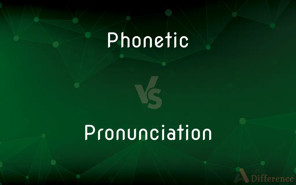 Phonetic vs. Pronunciation — What's the Difference?