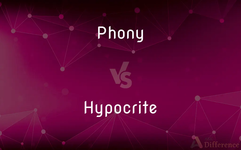 Phony vs. Hypocrite — What's the Difference?