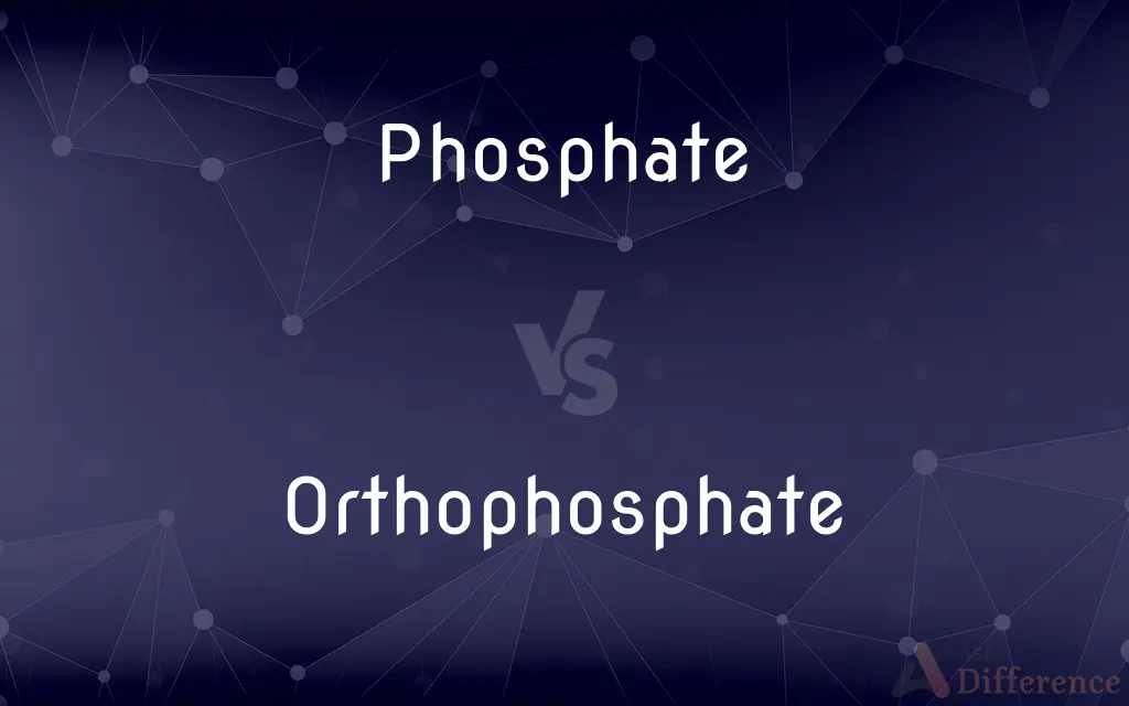 Phosphate vs. Orthophosphate — What's the Difference?