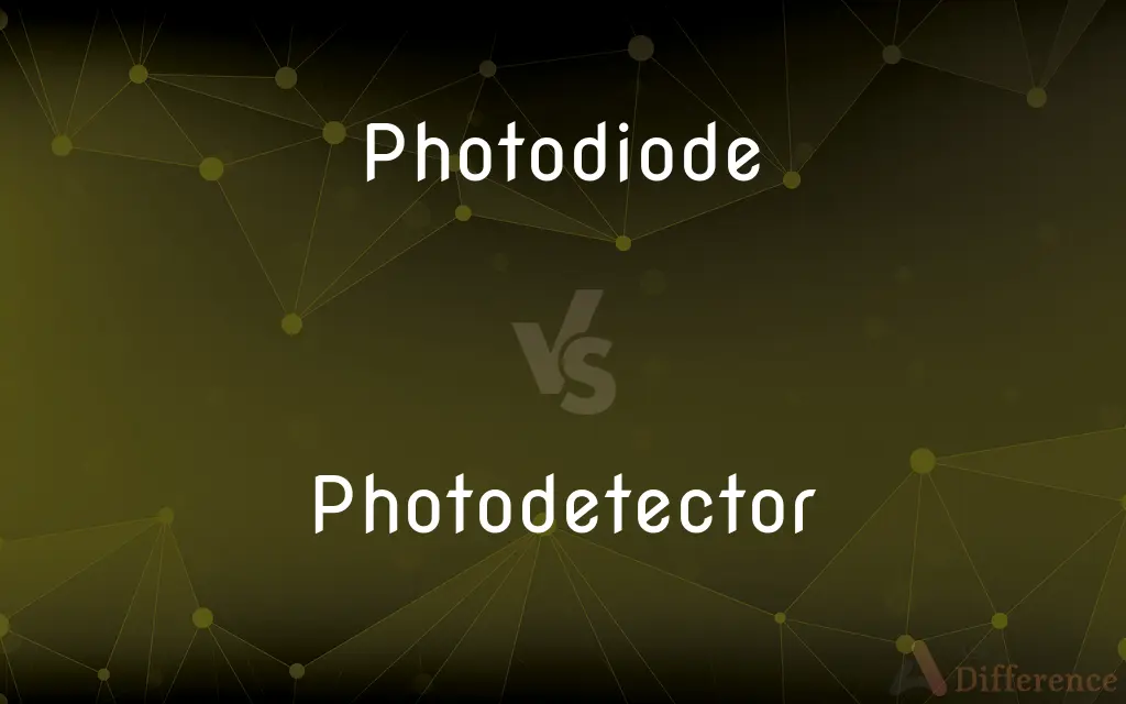 Photodiode vs. Photodetector — What's the Difference?