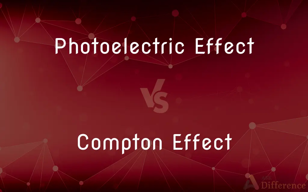 Photoelectric Effect vs. Compton Effect — What's the Difference?