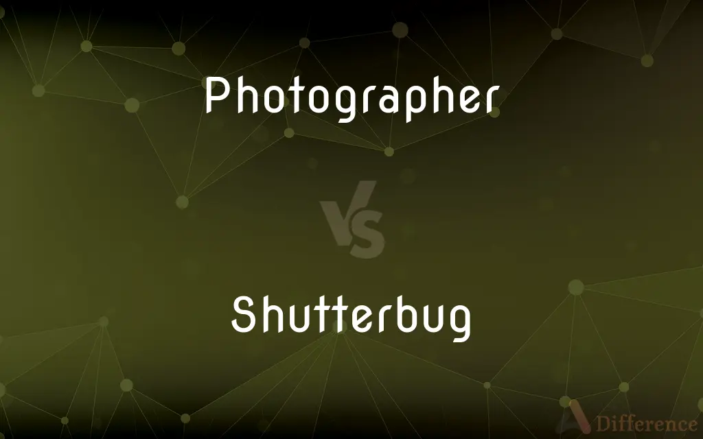 Photographer vs. Shutterbug — What's the Difference?