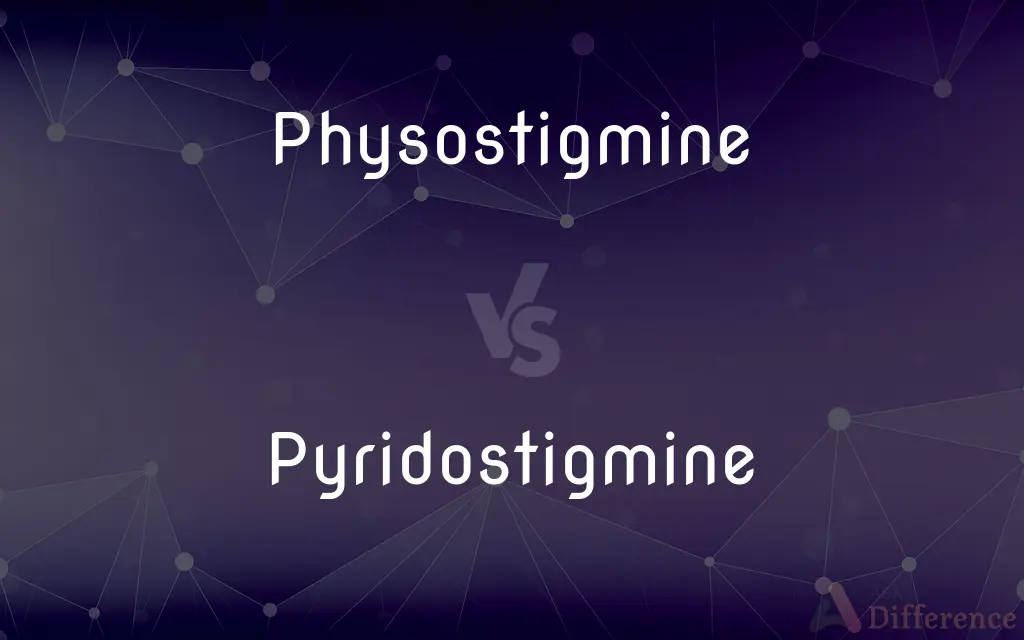 Physostigmine vs. Pyridostigmine — What's the Difference?
