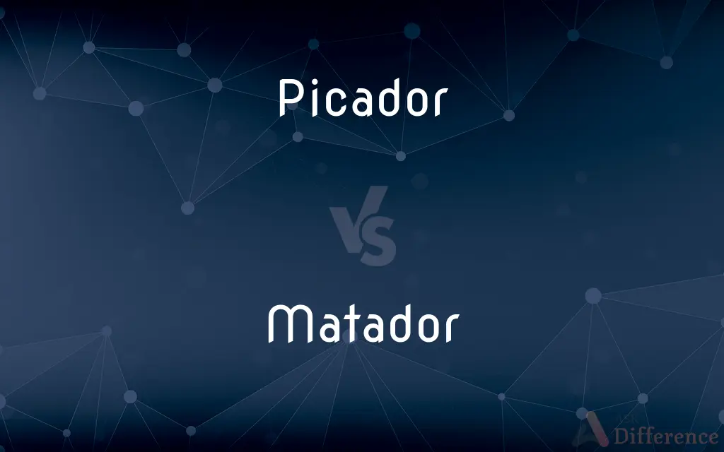 Picador vs. Matador — What's the Difference?