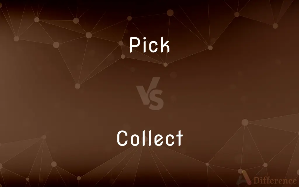Pick vs. Collect — What's the Difference?