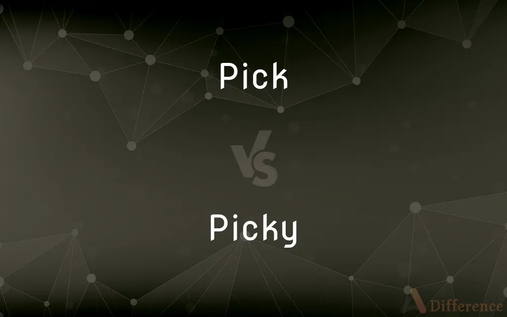 Pick vs. Picky — What's the Difference?