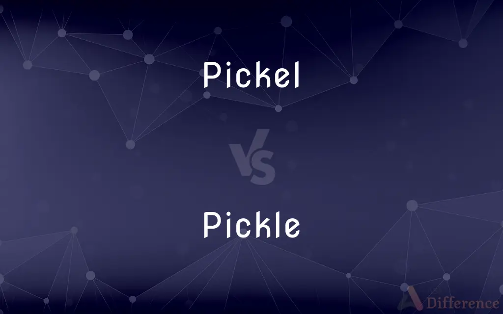 Pickel vs. Pickle — Which is Correct Spelling?