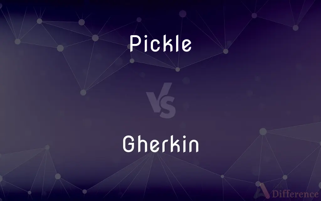 Pickle vs. Gherkin — What's the Difference?