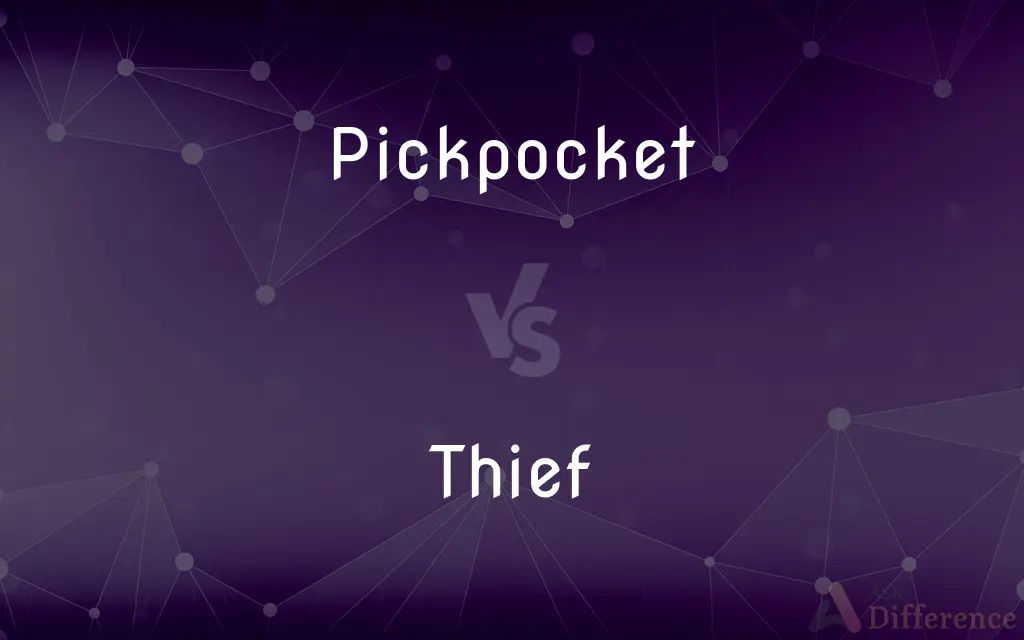 Pickpocket vs. Thief — What's the Difference?