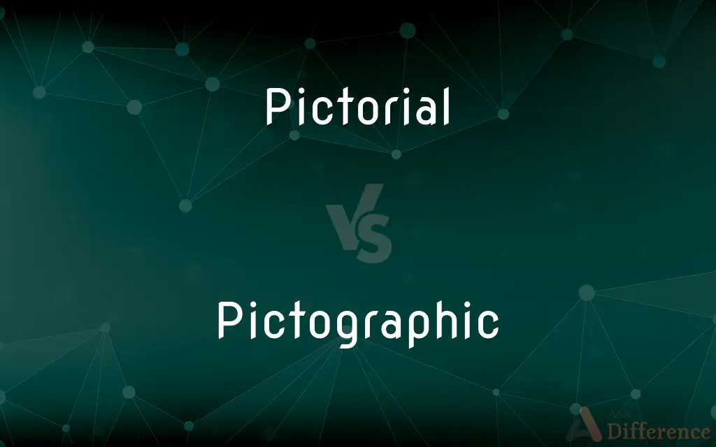 Pictorial vs. Pictographic — What's the Difference?