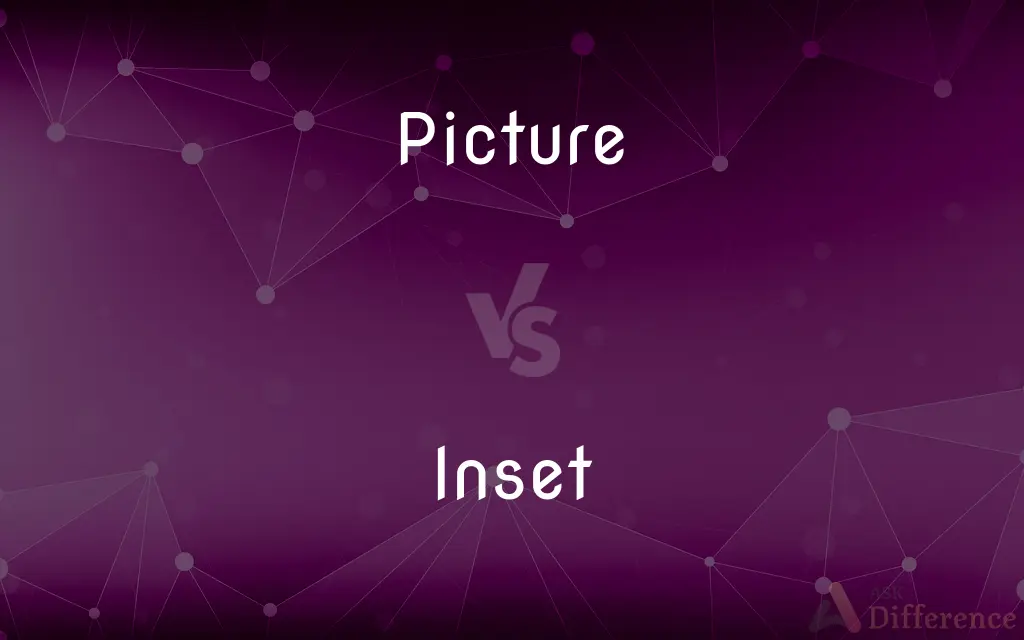Picture vs. Inset — What's the Difference?