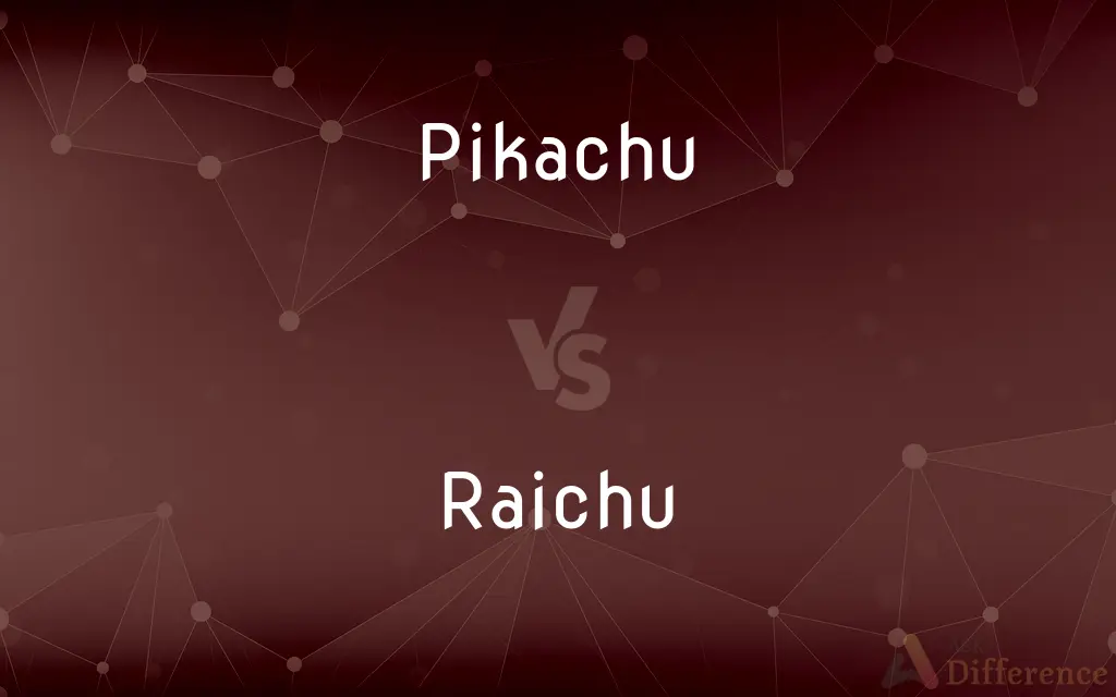 Pikachu vs. Raichu — What's the Difference?