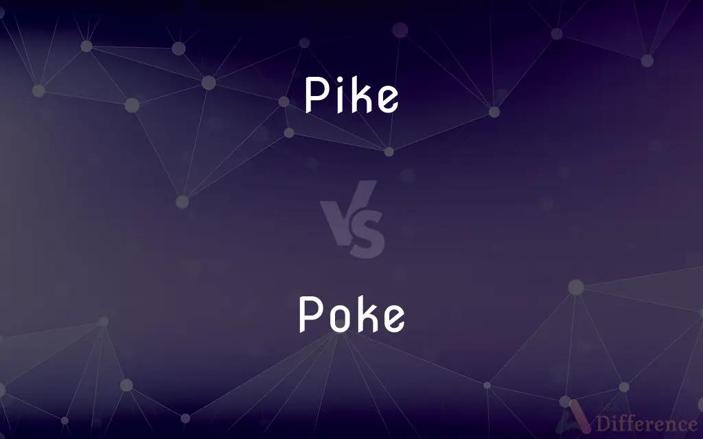 Pike vs. Poke — What's the Difference?