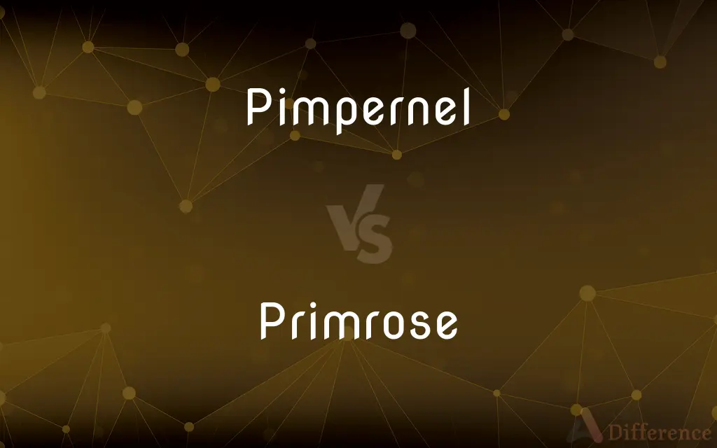 Pimpernel vs. Primrose — What's the Difference?