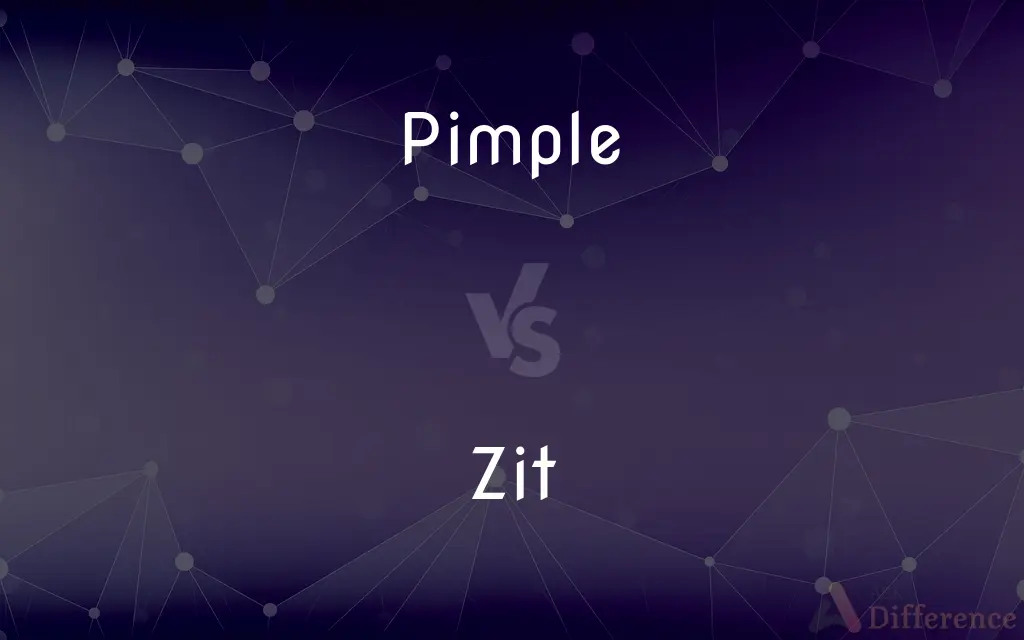 Pimple vs. Zit — What's the Difference?
