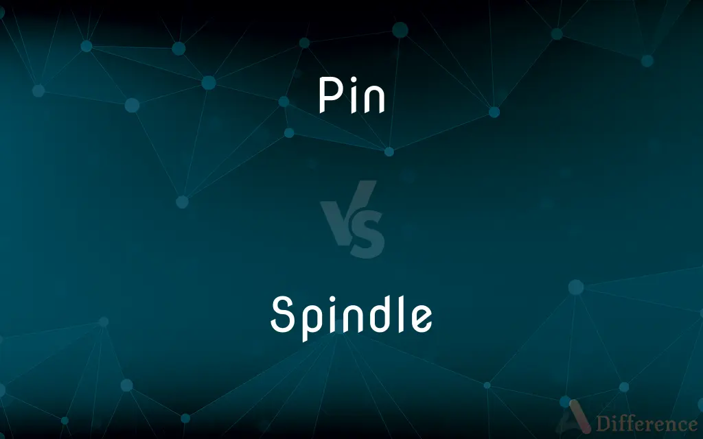 Pin vs. Spindle — What's the Difference?