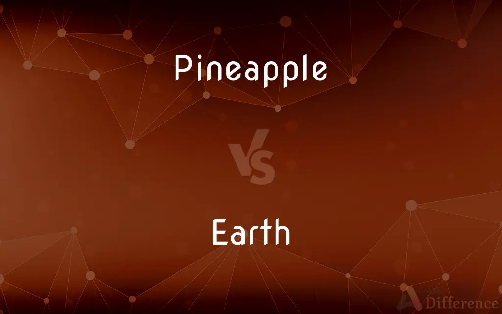 Pineapple vs. Earth — What's the Difference?