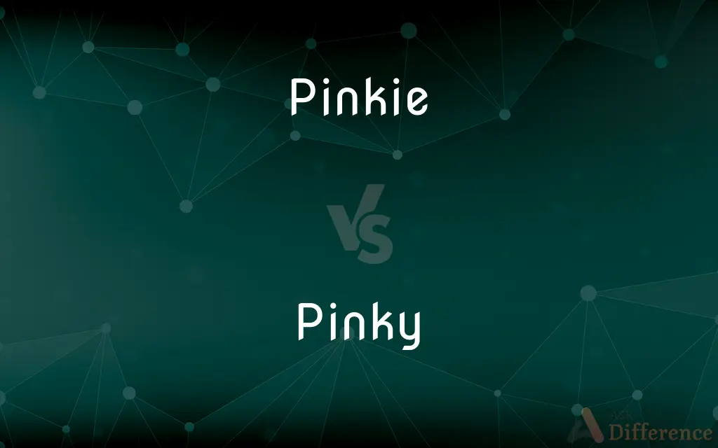 Pinkie vs. Pinky — What's the Difference?