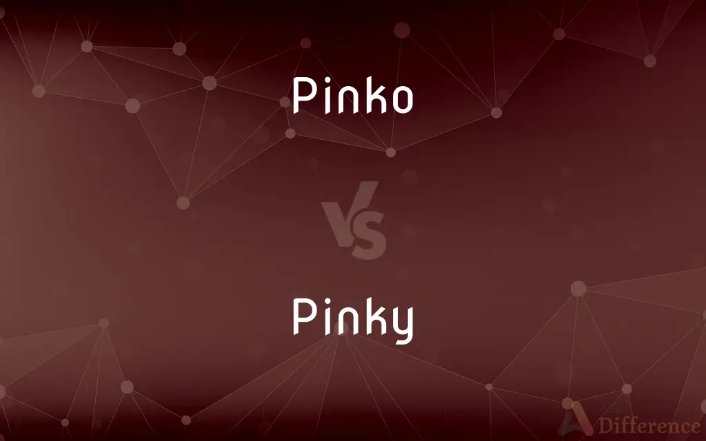 Pinko vs. Pinky — What's the Difference?