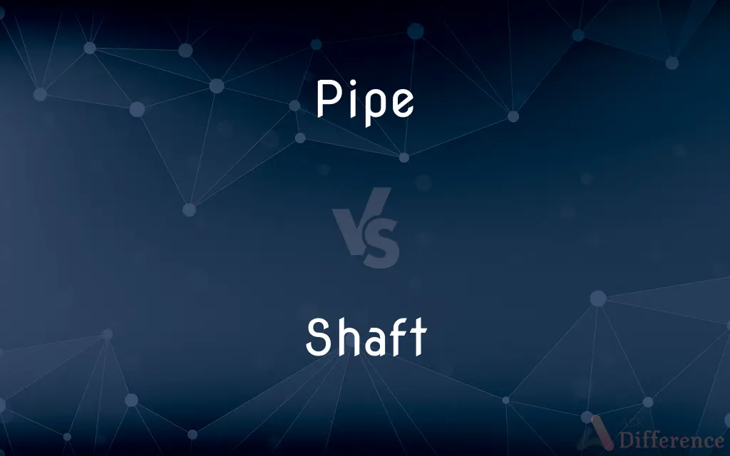 Pipe vs. Shaft — What's the Difference?