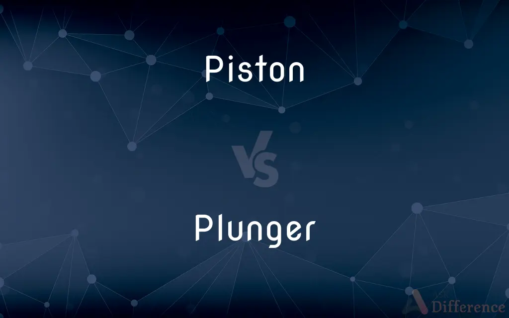 Piston vs. Plunger — What's the Difference?