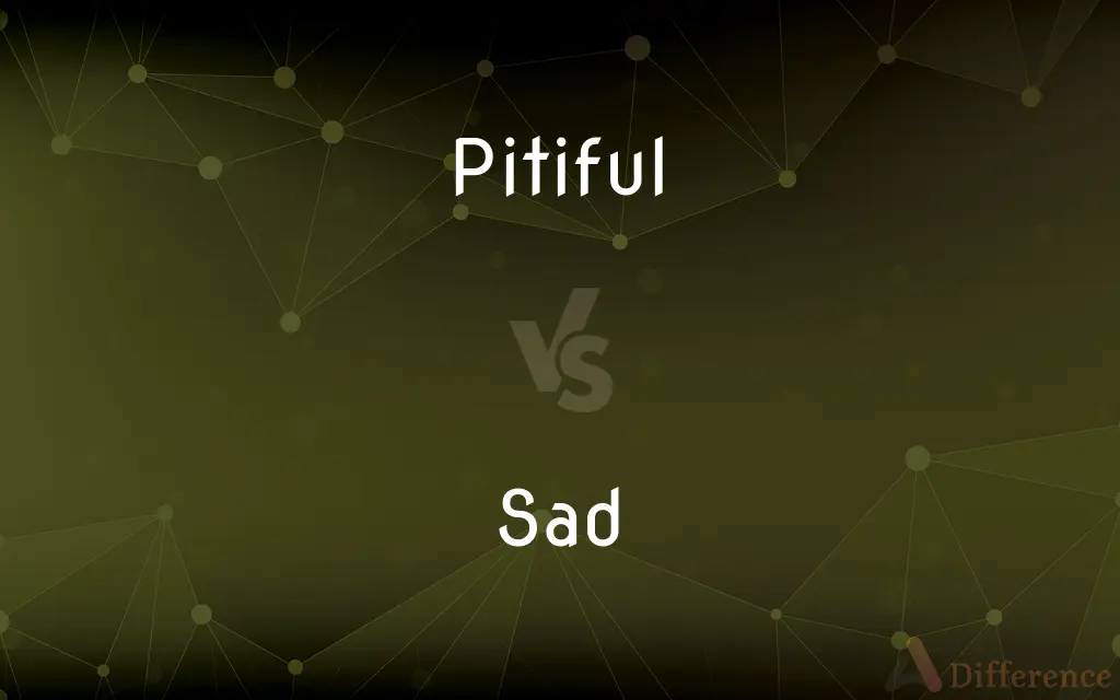 Pitiful vs. Sad — What's the Difference?