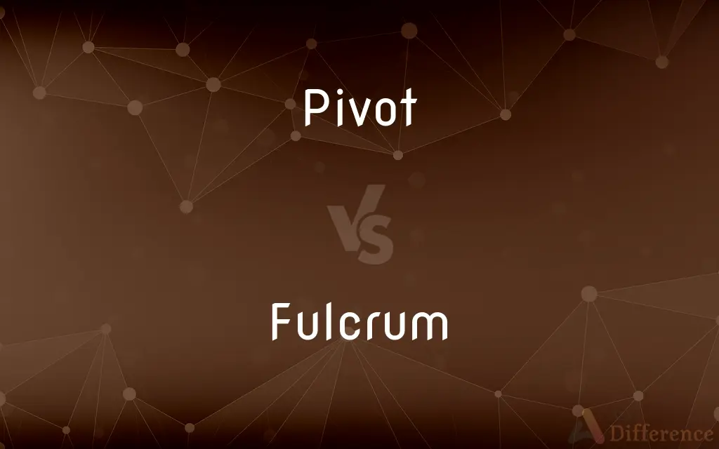 Pivot vs. Fulcrum — What's the Difference?