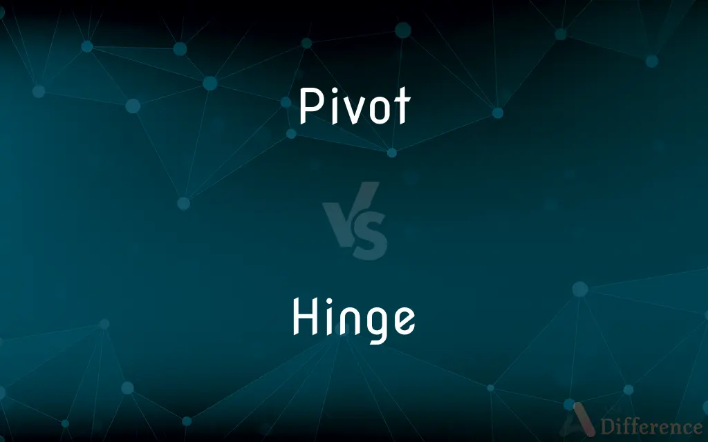 Pivot vs. Hinge — What's the Difference?