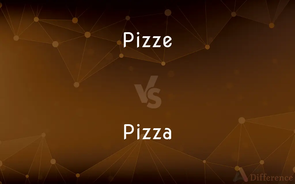Pizze vs. Pizza — What's the Difference?