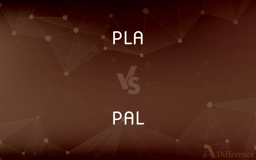 PLA vs. PAL — What's the Difference?