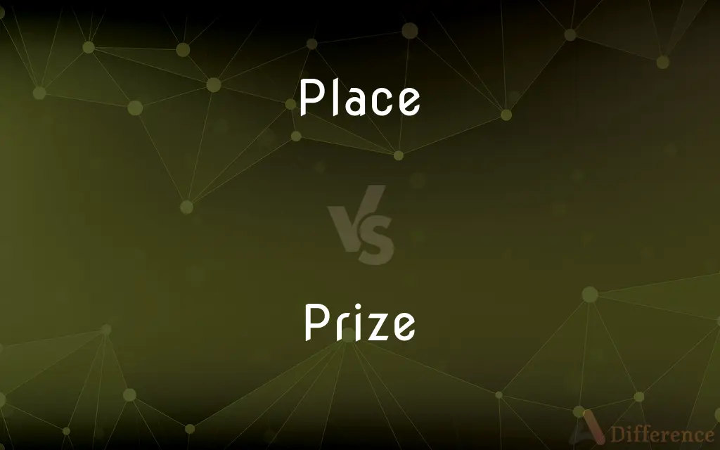 Place vs. Prize — What's the Difference?