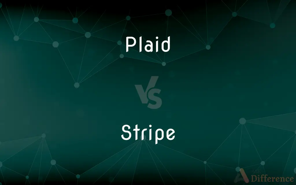 Plaid vs. Stripe — What's the Difference?