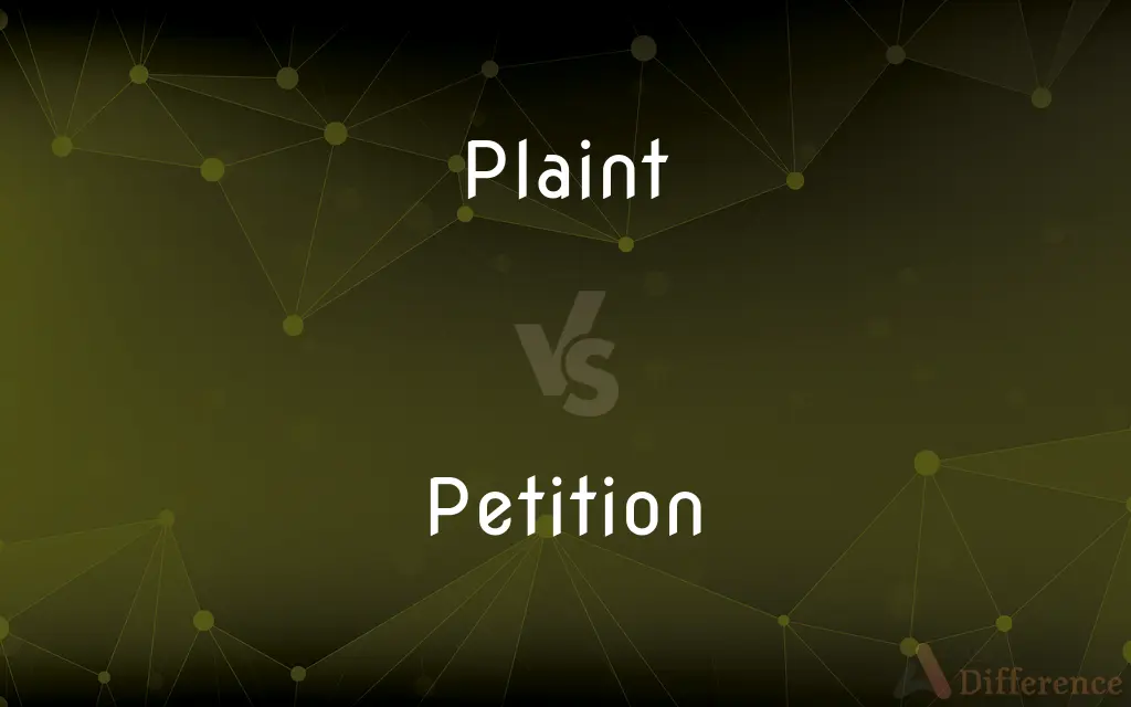 Plaint vs. Petition — Which is Correct Spelling?