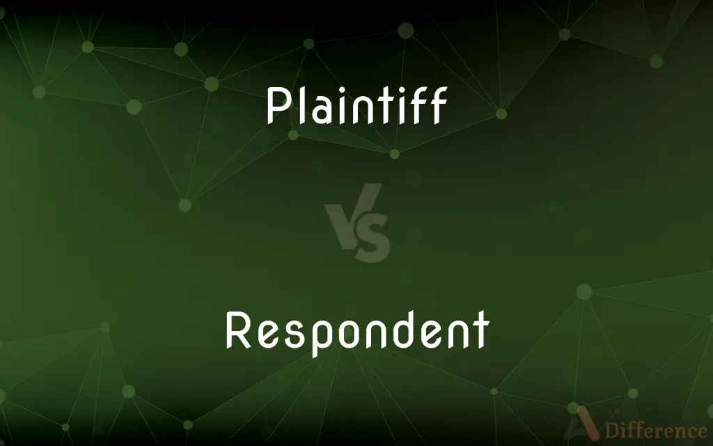 Plaintiff vs. Respondent — What's the Difference?