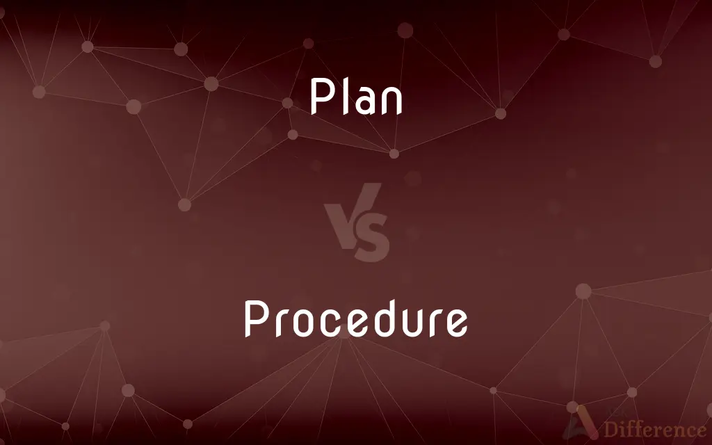 Plan vs. Procedure — What's the Difference?