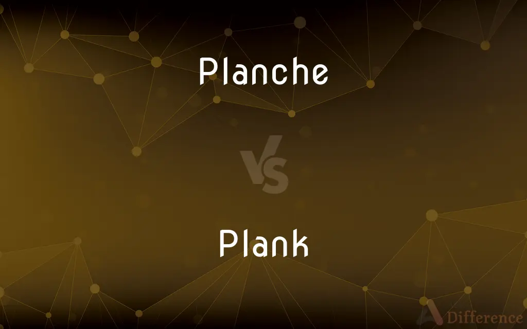 Planche vs. Plank — What's the Difference?