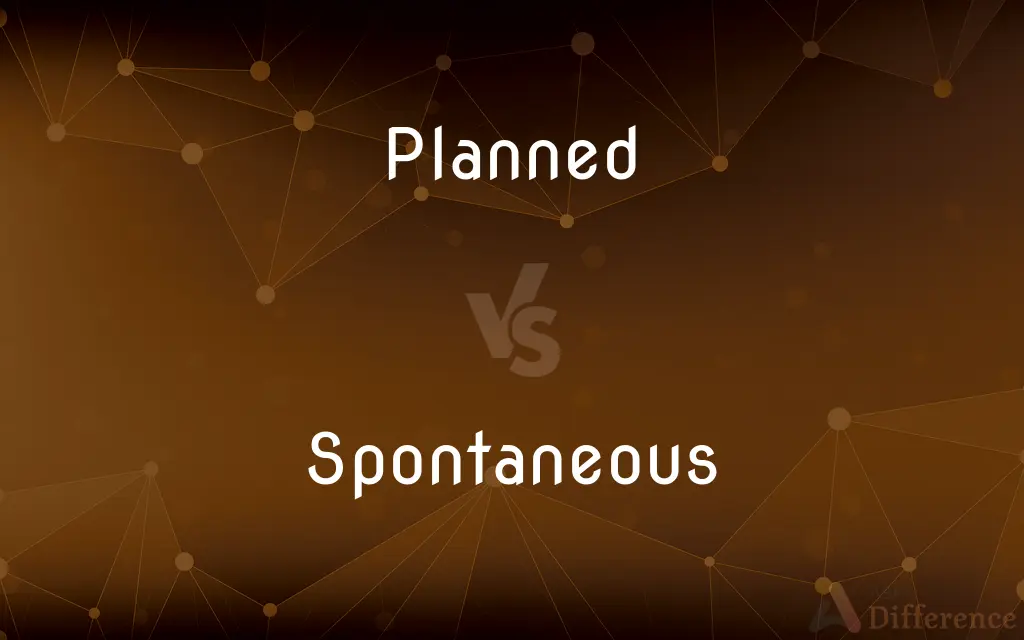 Planned vs. Spontaneous — What's the Difference?