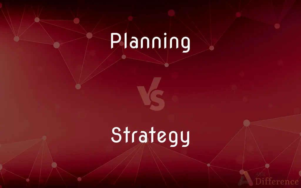 Planning vs. Strategy — What's the Difference?