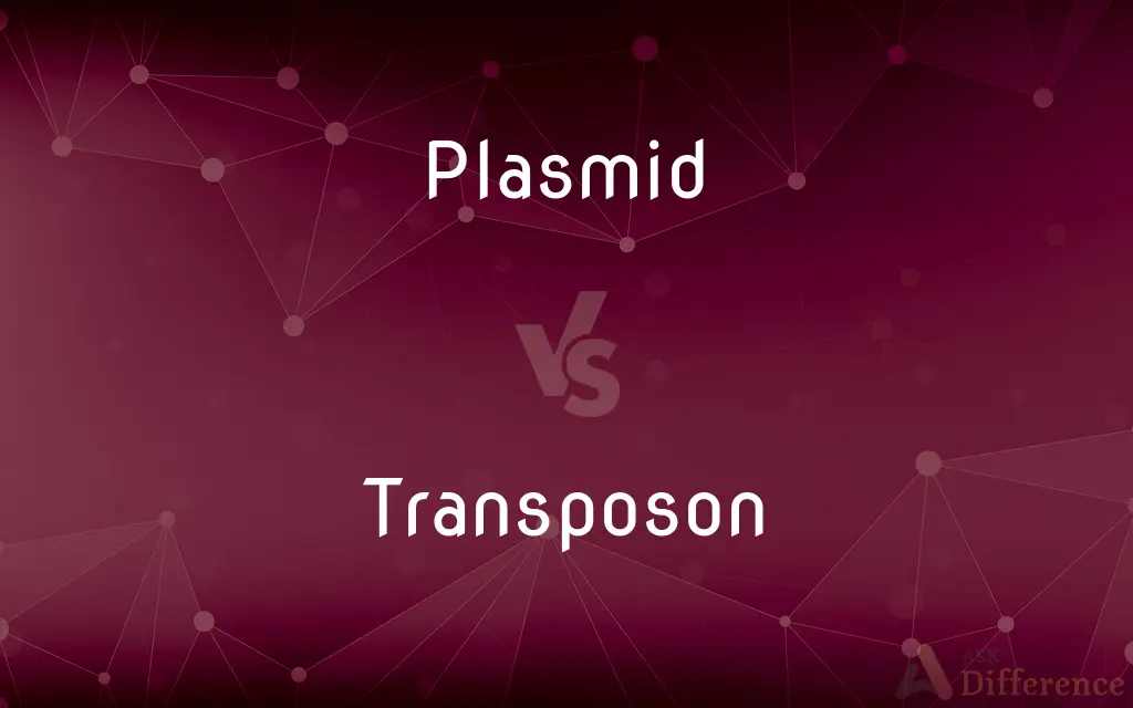 Plasmid vs. Transposon — What's the Difference?