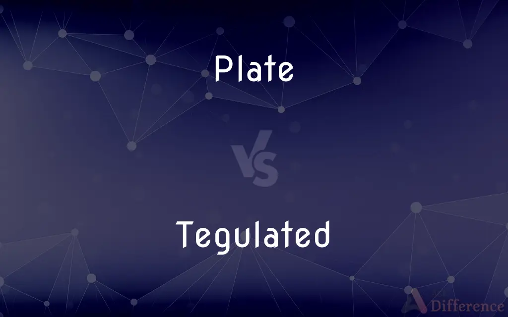 Plate vs. Tegulated — What's the Difference?