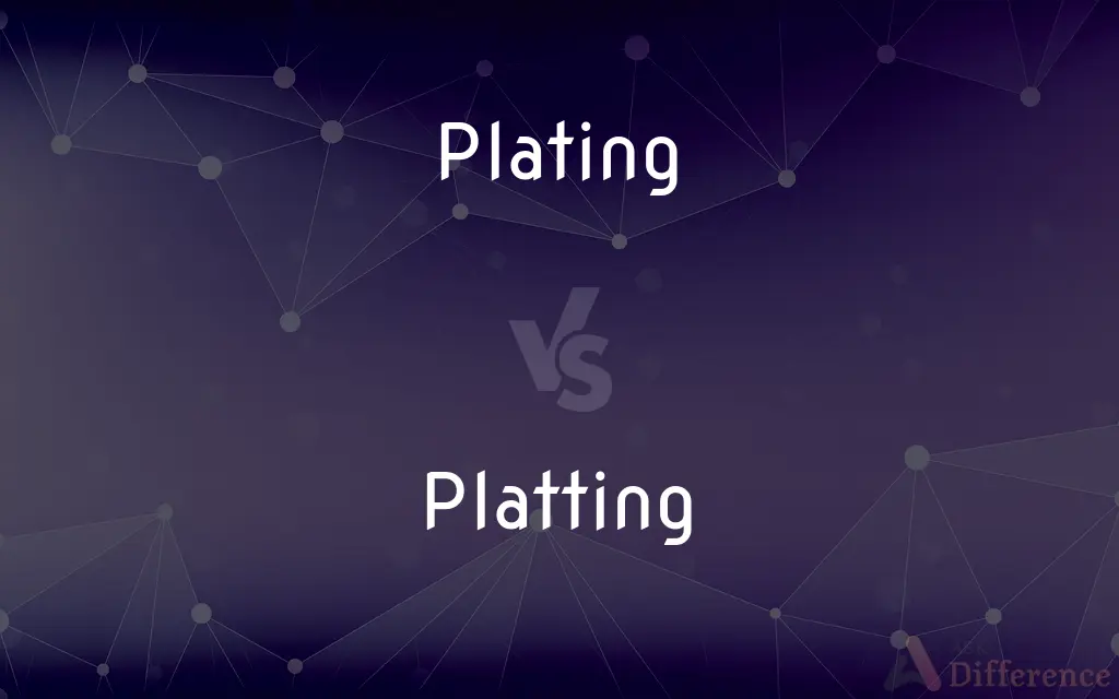 Plating vs. Platting — What's the Difference?