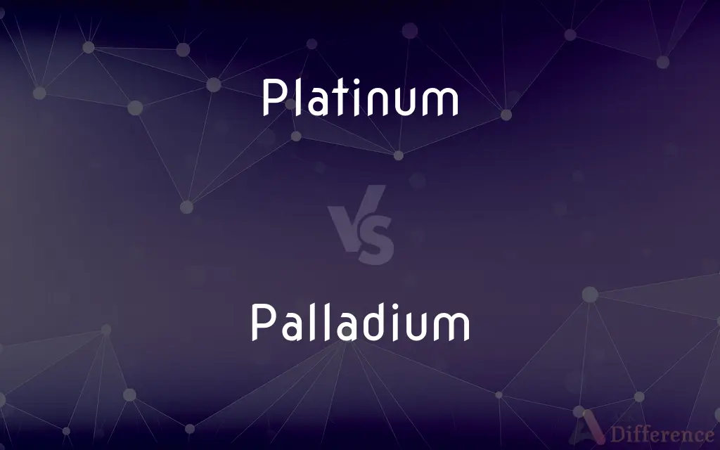 Platinum vs. Palladium — What's the Difference?