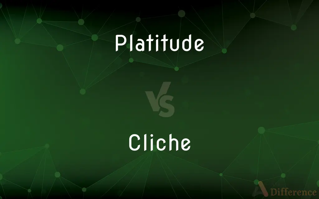 Platitude vs. Cliche — What's the Difference?