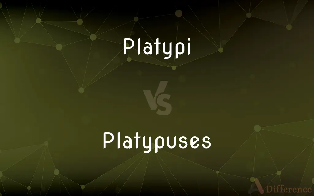 Platypi vs. Platypuses — Which is Correct Spelling?