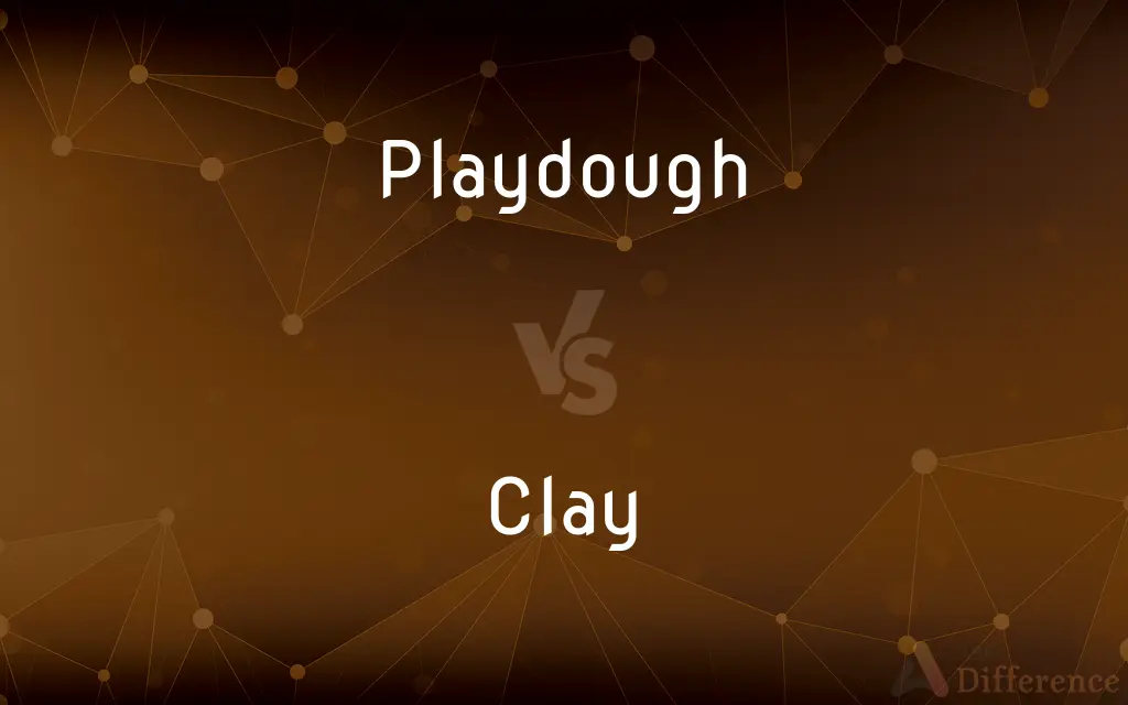 Playdough vs. Clay — What's the Difference?