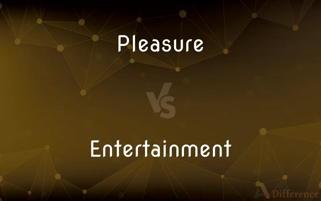 Pleasure vs. Entertainment — What's the Difference?
