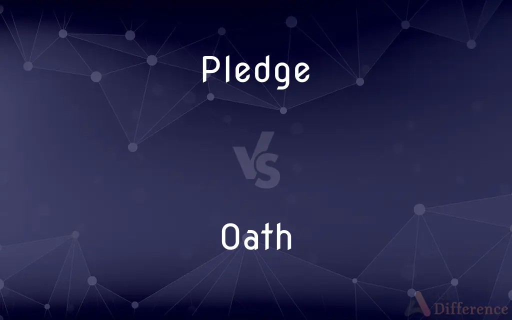 Pledge vs. Oath — What's the Difference?